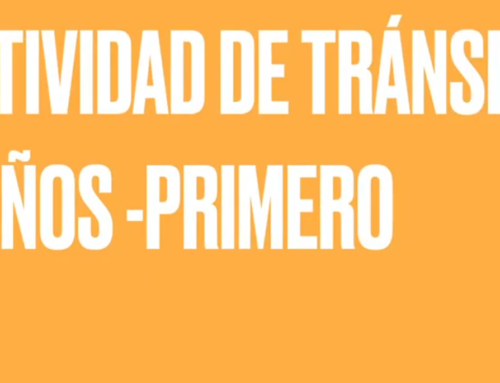Actividad de tránsito 5 Años-Primero